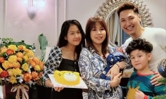Mạnh Trường tổ chức đầy tháng hoành tráng cho con thứ 3